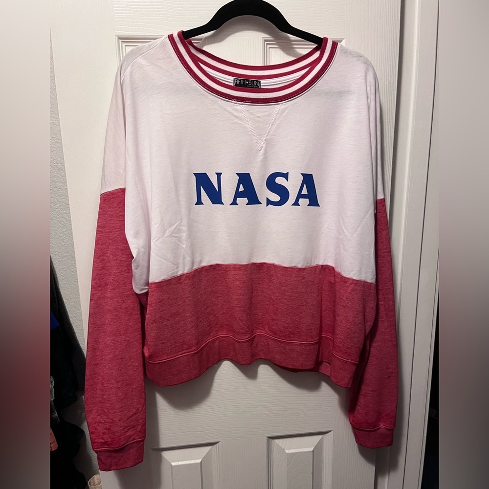 Cropped NASA Sweatshirt